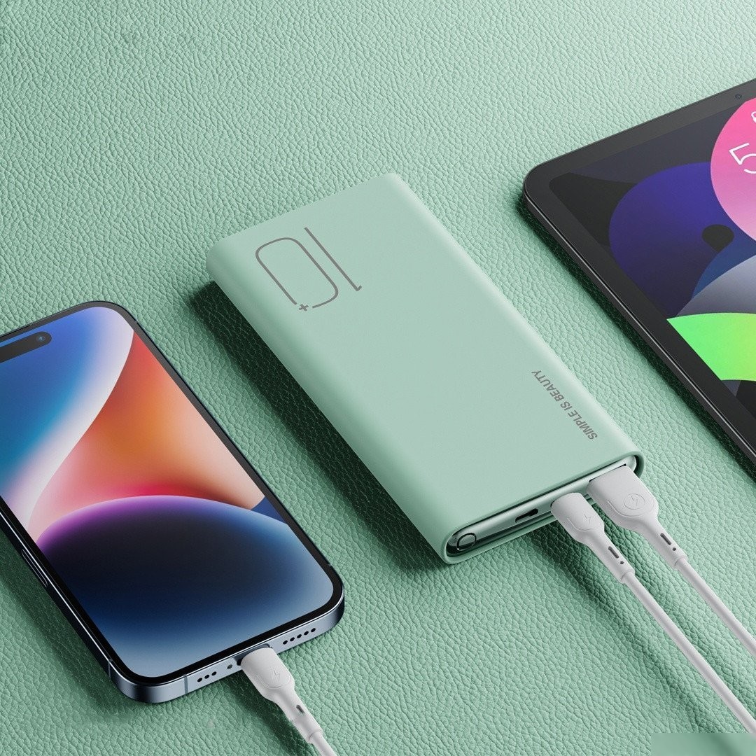 Внешний аккумулятор XO PR229 10000mAh (зеленый)