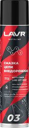 Lavr Motoline Смазка цепи внедорожная для мотоциклов 400мл Ln7713