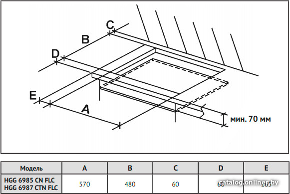 Варочная панель Korting HGG 6987 CTN FLC