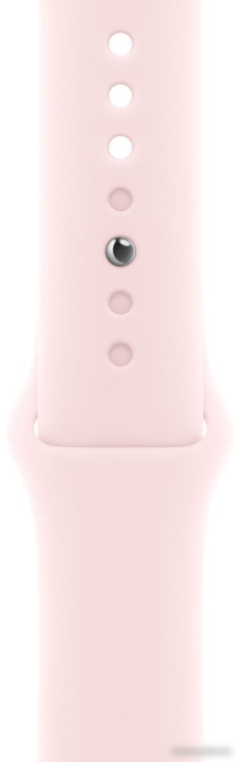 Умные часы Apple Watch Series 9 45 мм (алюминиевый корпус, розовый/розовый, спортивный силиконовый ремешок M/L)