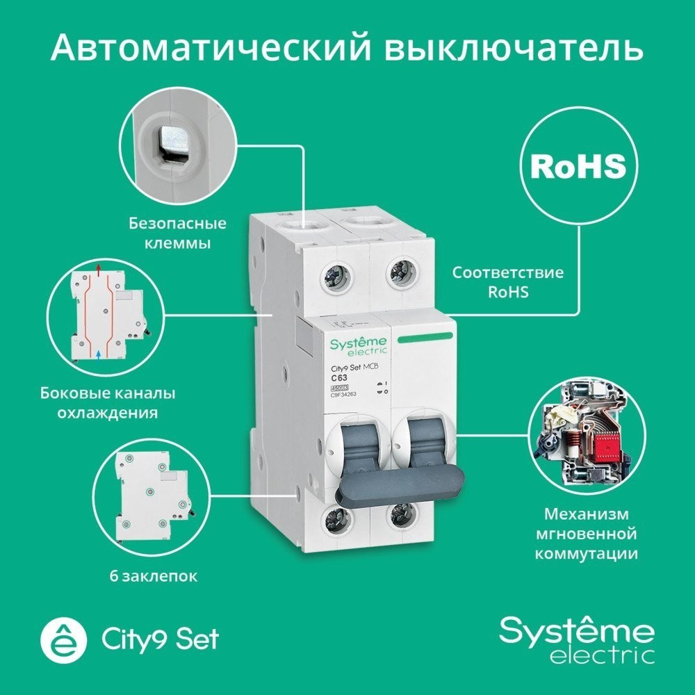 Выключатель автоматический Systeme Electric C9F34225
