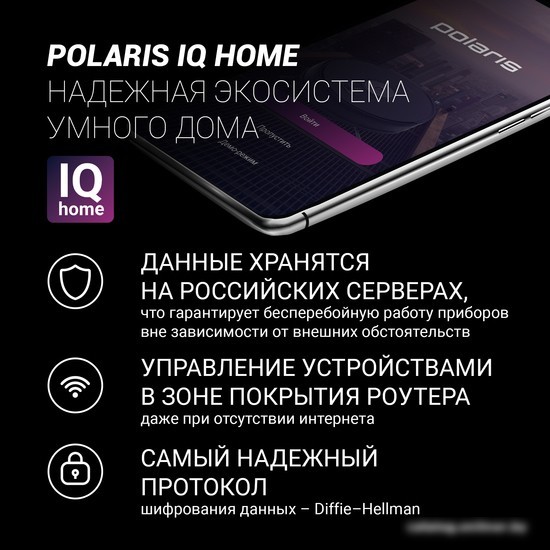 Мультиварка Polaris PMC 5020 Wi-Fi IQ Home (серебристый)