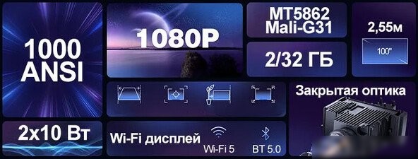 Проектор Byintek Vevshao A22
