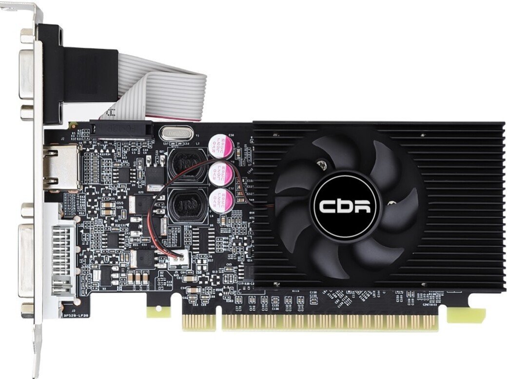 Видеокарта CBR GeForce GT 610 2GB DDR3 VGA-STX610-2G-RTL