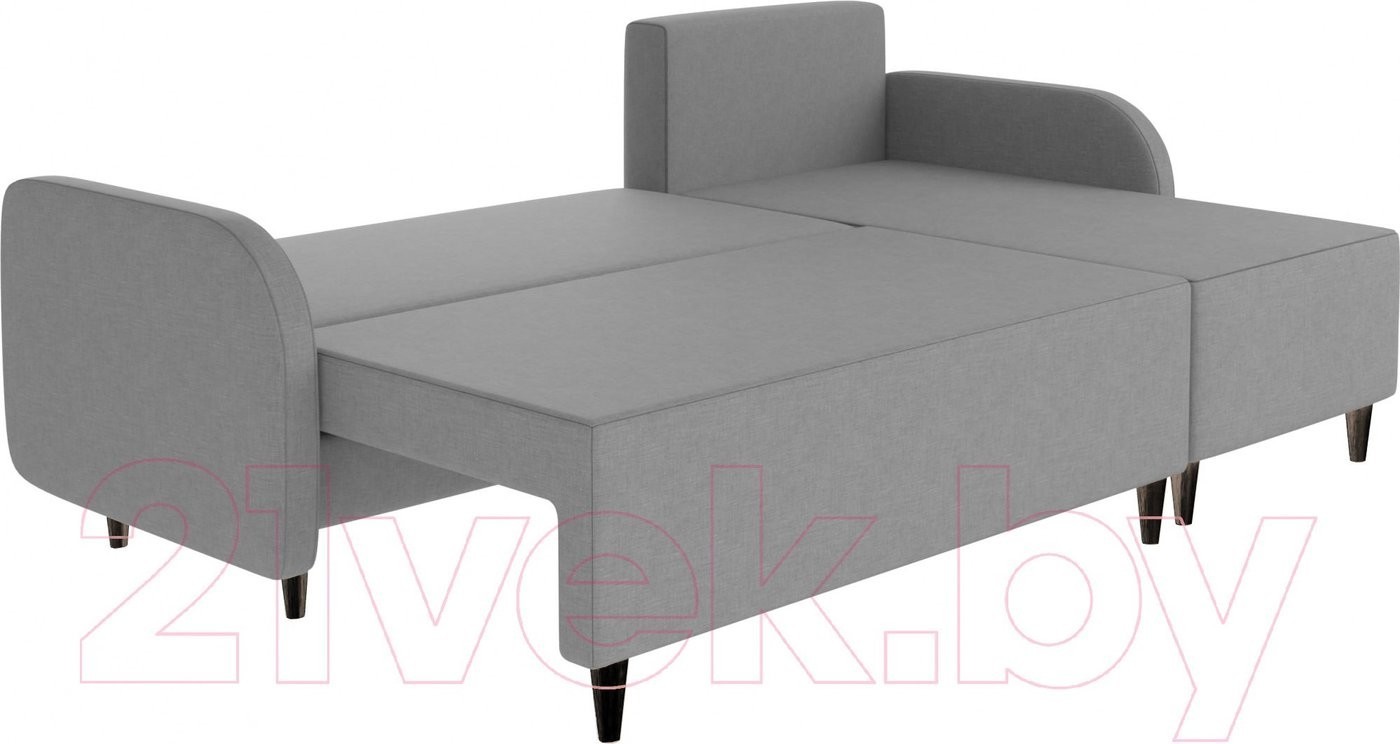 Угловой диван Mio Tesoro Velke SB3CHL (Malmo 90 Grey)