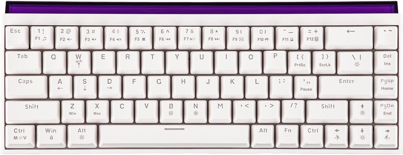 Клавиатура Ajazz NK68 (белый, Ajazz Red)