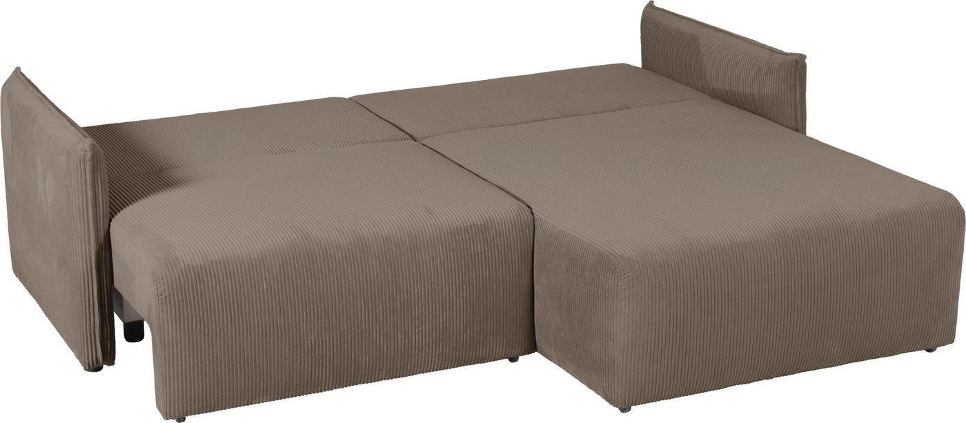 Угловой диван Mio Tesoro Boxwel 418 Б-1.5ек-1.5пфек-Б (коричневый 932)