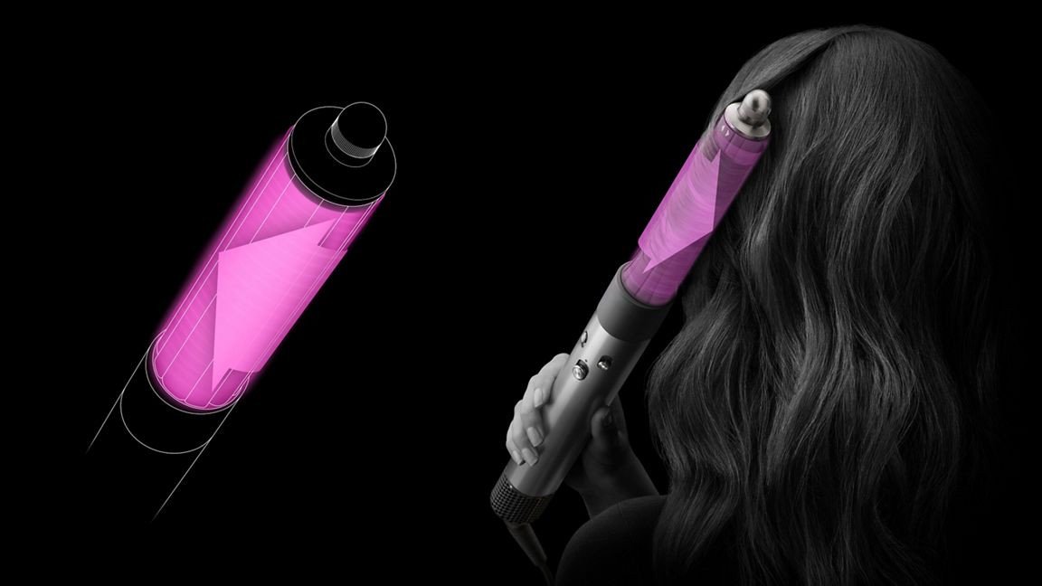 Фен-стайлер Dyson Airwrap Origin HS02 (с переходником на евровилку, никель/медный)