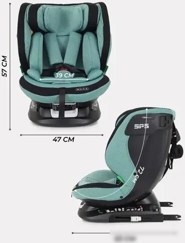 Детское автокресло MOWbaby Motion isofix UB616 (зеленый)