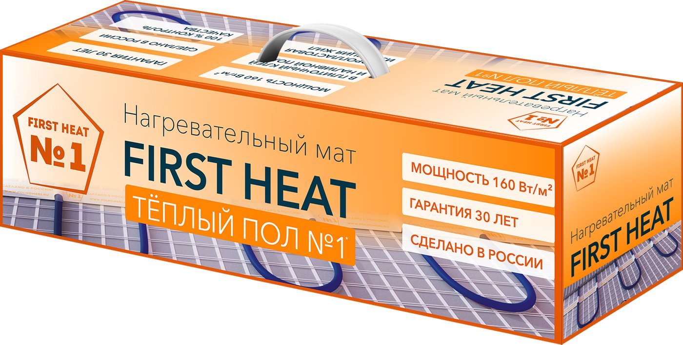 Нагревательный мат Теплый пол №1 ТСП-160-1.0 (160 Вт/кв.м)
