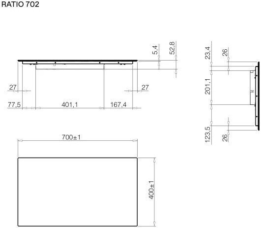 Варочная панель Elica Ratio 702 PRF0183888