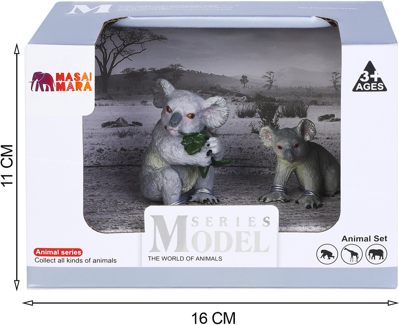 Набор фигурок Masai Mara Мир диких животных. Семья коал MM211-136