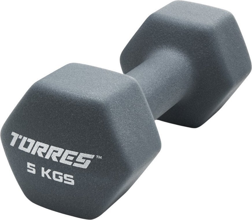 Гантель Torres PL522505 5 кг (серый)