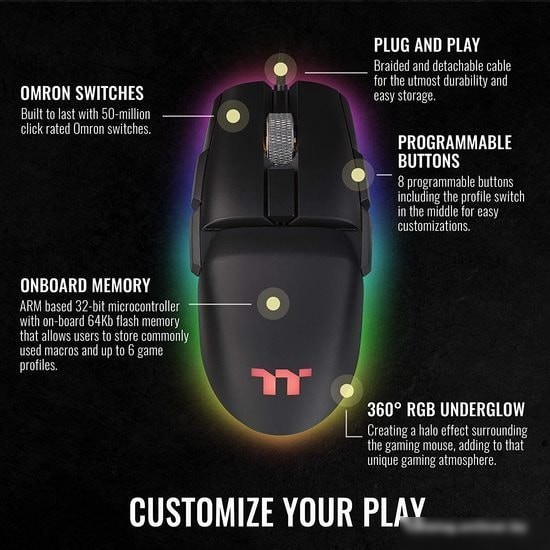 Игровая мышь Thermaltake Argent M5