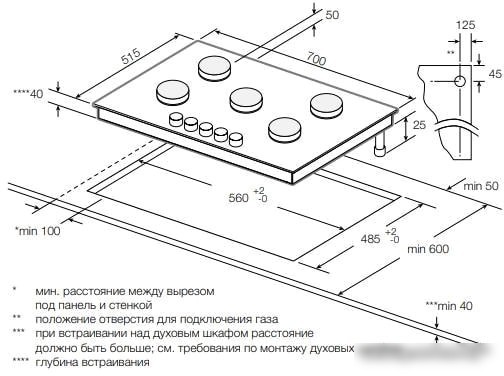 Варочная панель Graude GS 70.1 WM