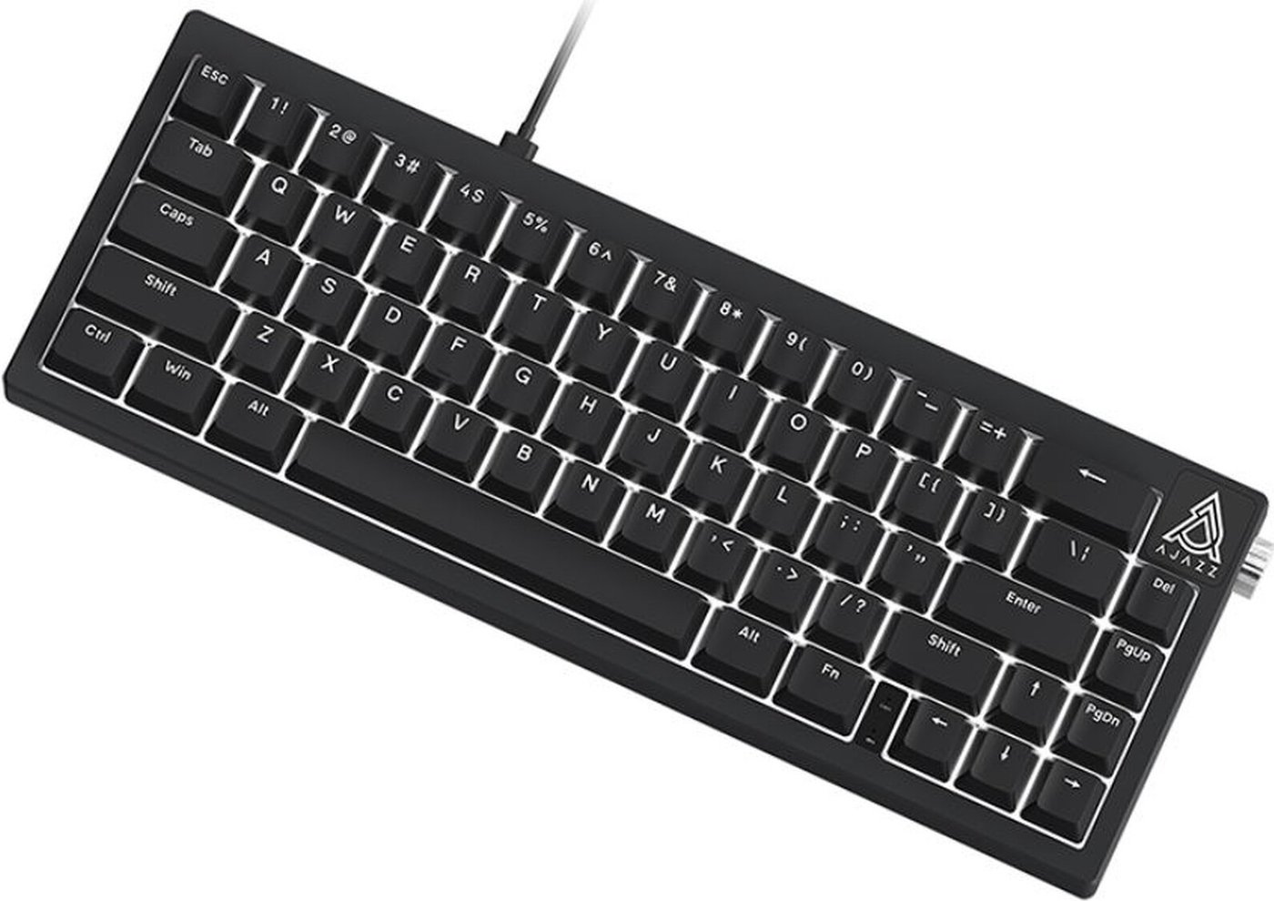 Клавиатура Ajazz AK650 Wired (черный, Ajazz Red)
