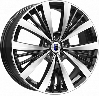 Литые диски K&K Марвел 19x7.5" 5x114.3мм DIA 67.1мм ET 50мм Алмаз черный