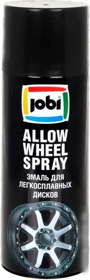 Автомобильная краска Jobi Для легкосплавных дисков 520мл (черный)