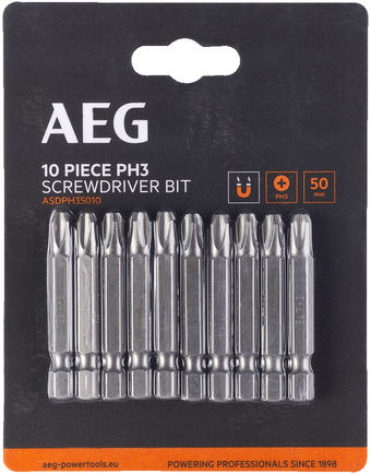 Набор бит AEG Powertools 4932479514 (10 шт)