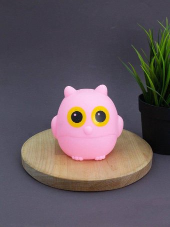 Ночник ILikeGift Little owl 149-009-02 (розовый)