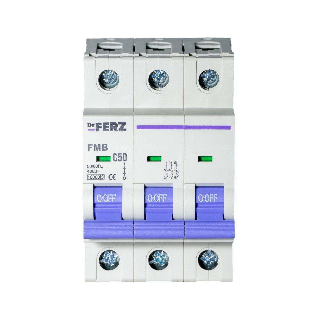 Выключатель автоматический Dr.Ferz FMB-C 10kA 3P 40 C 21100141FERZ