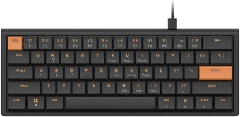 Клавиатура Ajazz NKL61 (черный/оранжевый, Low Profile Switch)