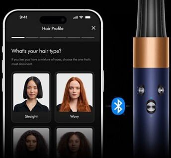 Фен-стайлер Dyson Airwrap Complete Long HS08 i.d. (евровилка, берлинская лазурь/медный)
