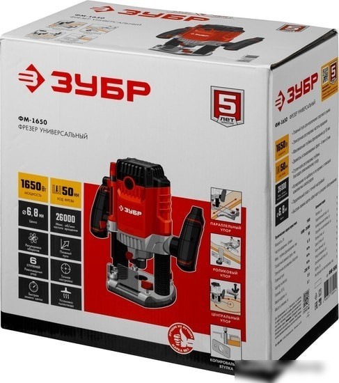 Вертикальный фрезер Зубр ФМ-1650