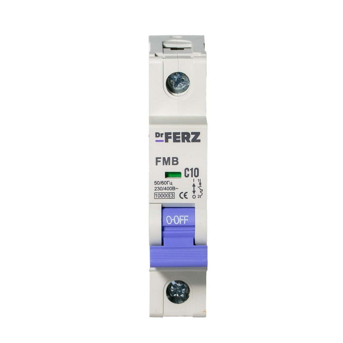 Выключатель автоматический Dr.Ferz FMB-C 10kA 1P 10 C 21100110FERZ