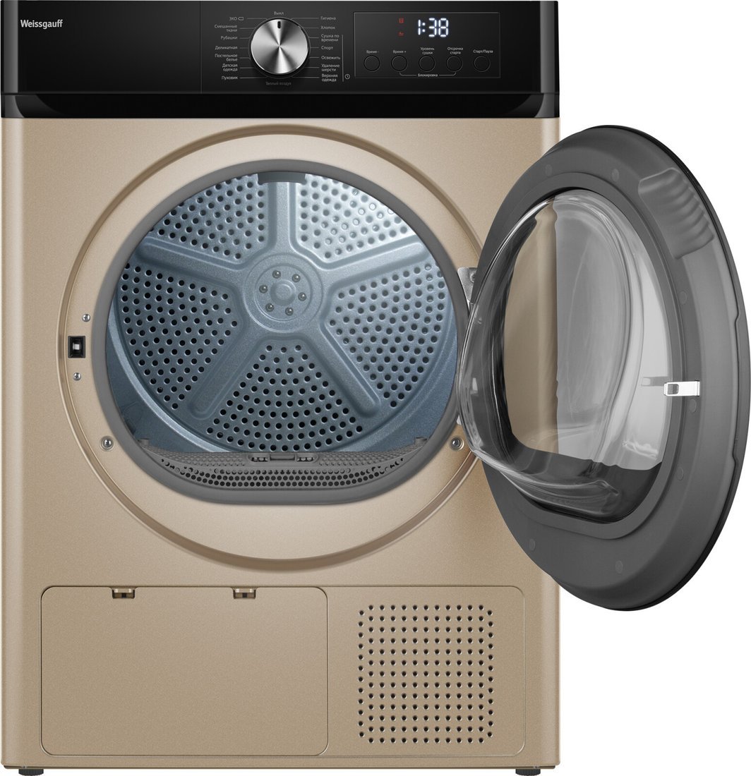 Сушильная машина Weissgauff WD 6010 Heat Pump Champagne