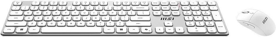 Офисный набор MSI Forge K210 Wireless Combo White