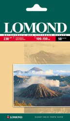 Фотобумага Lomond Глянцевая 10x15 230 г/кв.м. 50 листов (0102035)