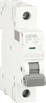 Выключатель автоматический GEYA GYM9-1P-1B 1P 1A B 6kA 1M GYM91P1B