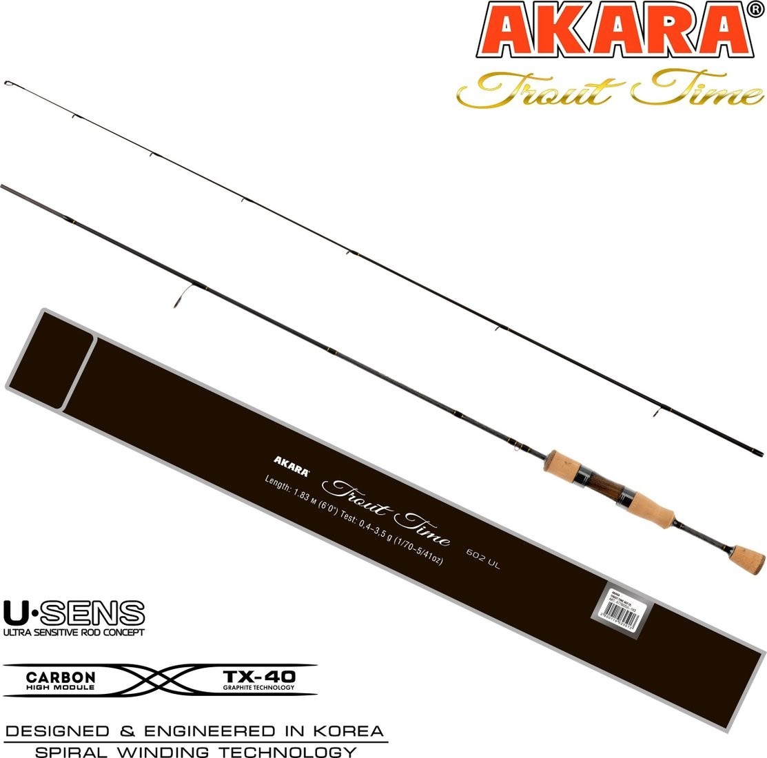 Удилище Akara Trout Time 602 UL ATT602UL-183