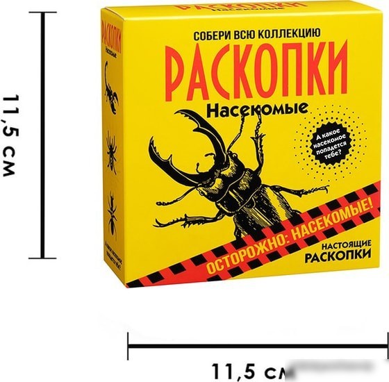 Набор для опытов Bumbaram Раскопки. Насекомые dig-19