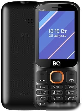 Кнопочный телефон BQ BQ-2820 Step XL+ (черный/оранжевый) Кнопочный телефон BQ BQ-2820 Step XL+ (черный/оранжевый)