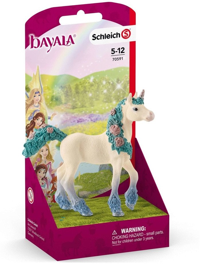 Фигурка Schleich Цветочный единорог Жеребенок 70591