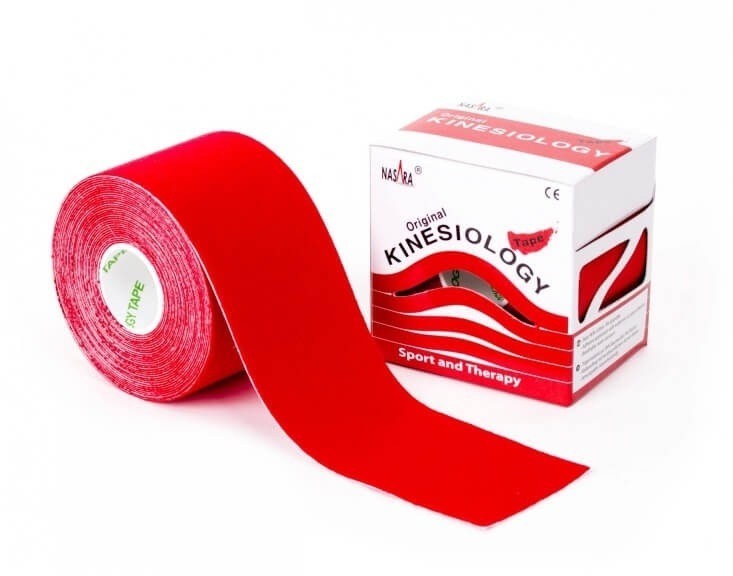 Тейп Nasara Kinesiology Tape 09494305 (красный)