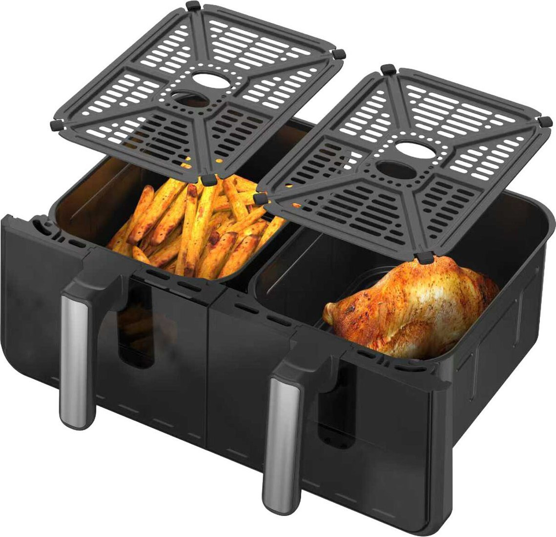 Аэрогриль (аэрофритюрница) Brevio Dual WD 10L