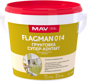 Акриловая грунтовка Flagman 014 (3 л, белый)