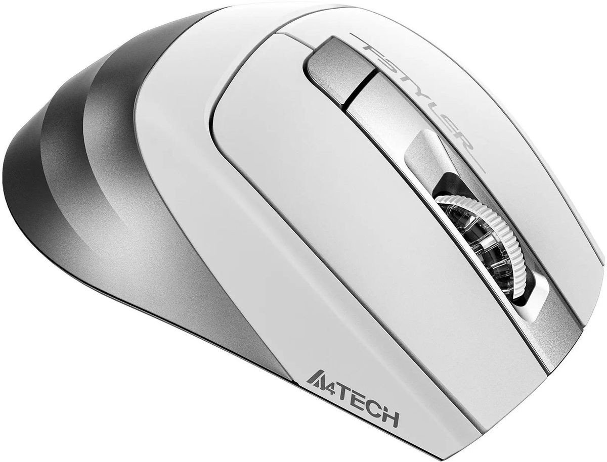 Мышь A4Tech Fstyler FB35S (белый/серый)