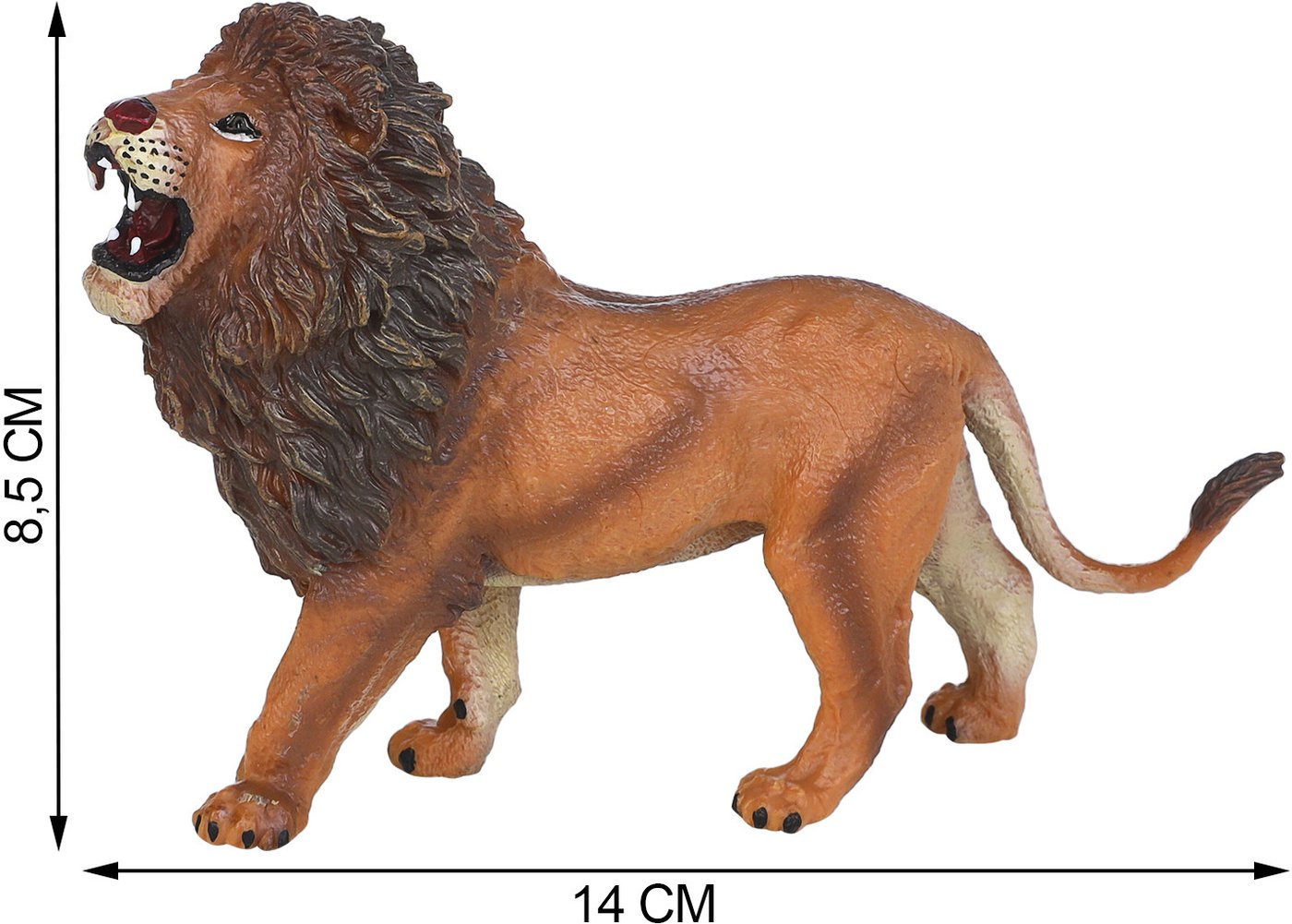 Набор фигурок Masai Mara Мир диких животных. Семья тигров и семья львов MM211-256