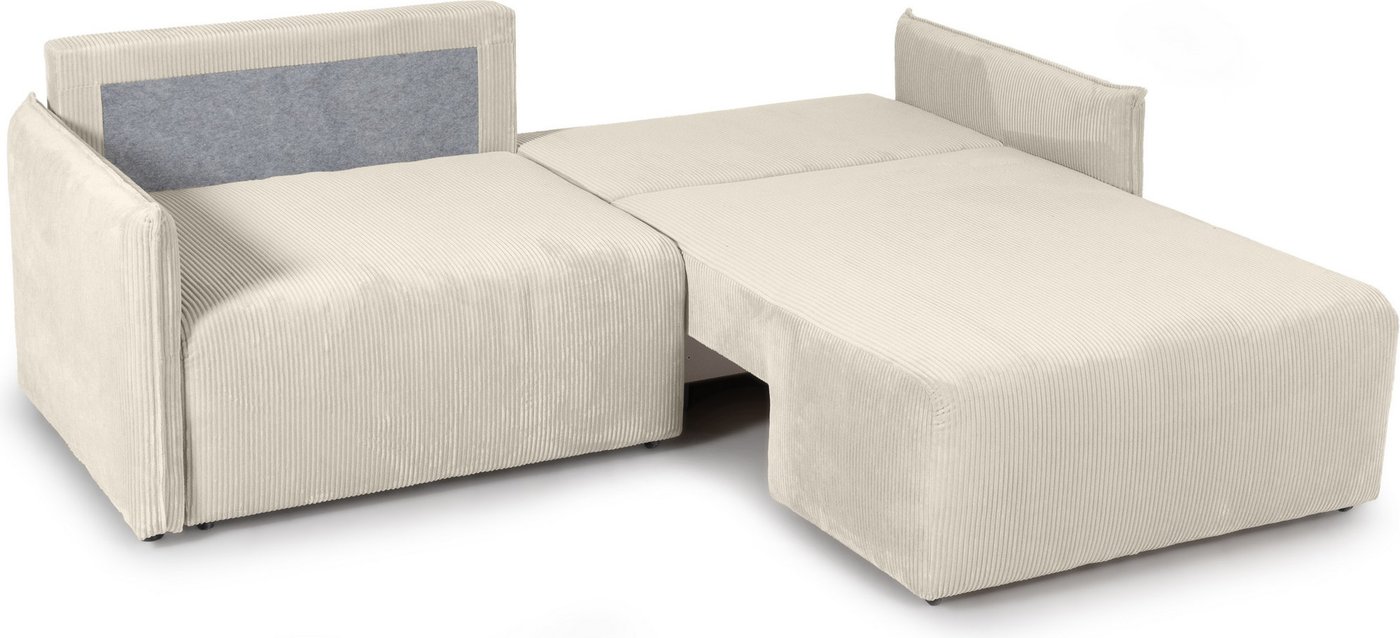 Угловой диван Mio Tesoro Boxwel 418 Б-1.5ек-1.5пфек-Б (светло-бежевый 1618)