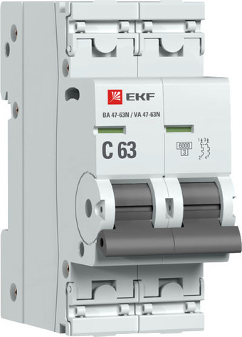 Выключатель автоматический EKF PROxima ВА 47-63N M636263C