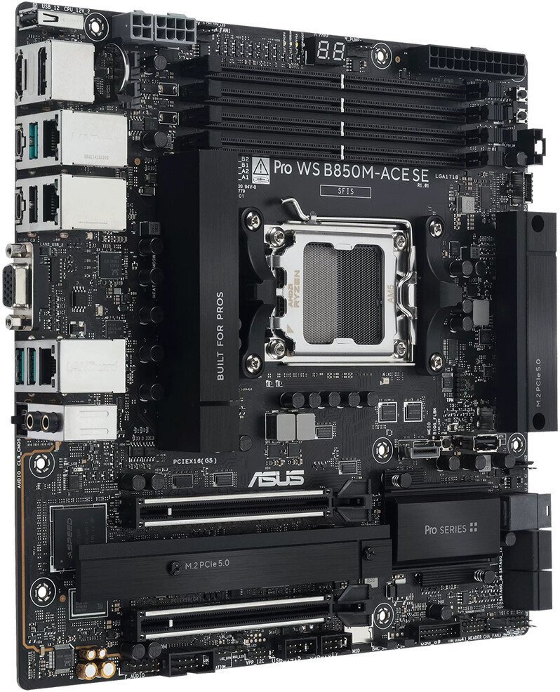 Материнская плата ASUS Pro WS B850M-ACE SE