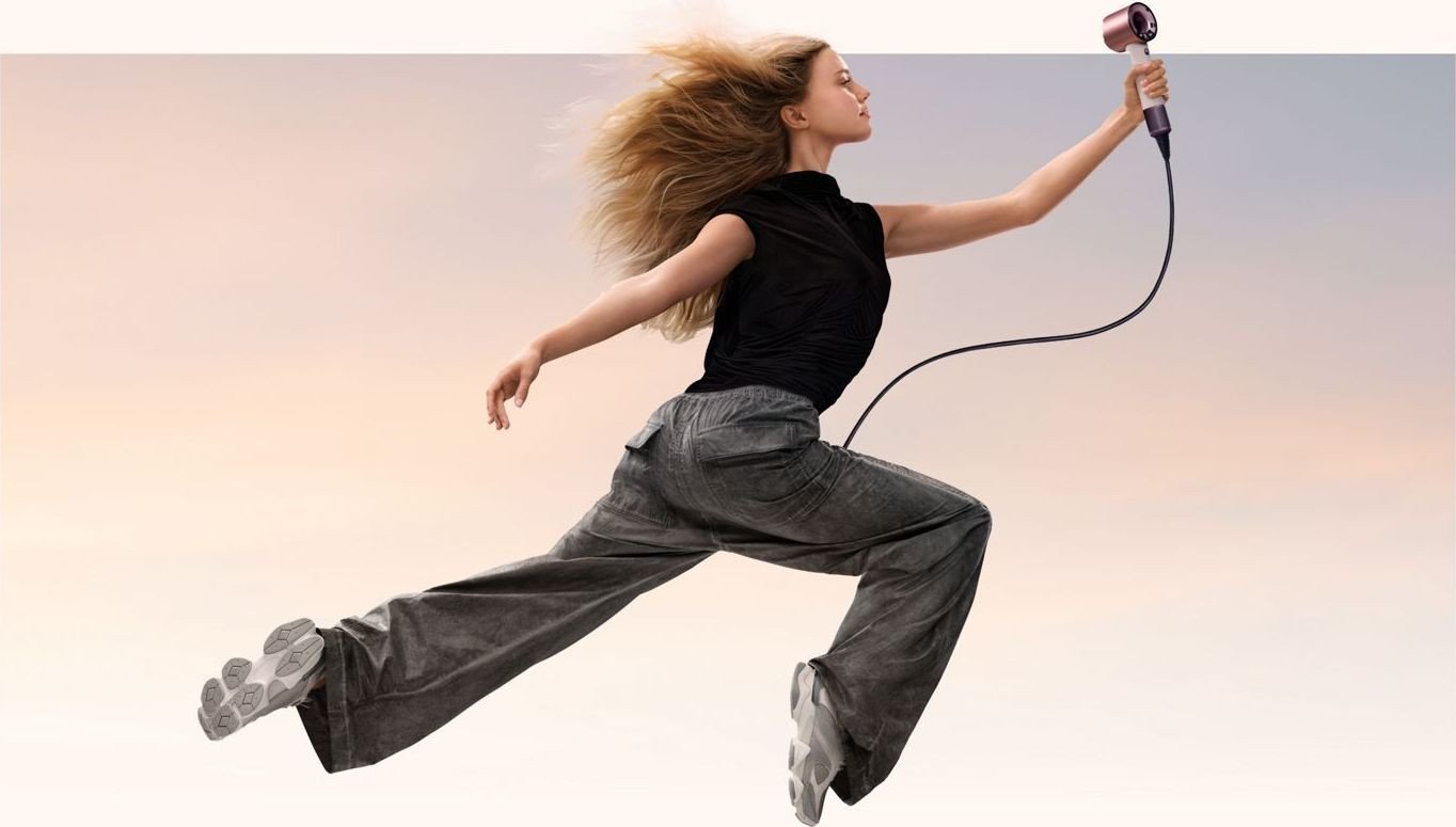 Фен Dyson HD19 Supersonic Travel (с переходником на евровилку, керамический розовый)