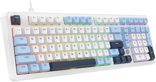 Клавиатура Ajazz AK980 (синий/белый/голубой, Ajazz Daydream)
