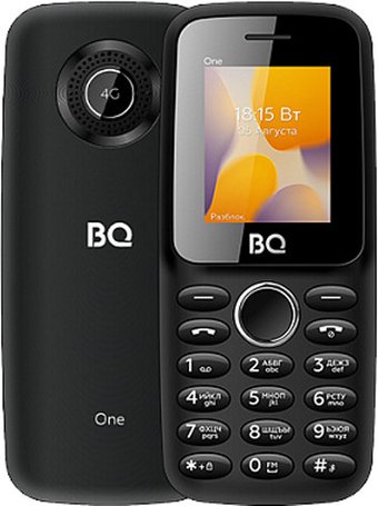 Кнопочный телефон BQ BQ-1800L One 4G (черный)