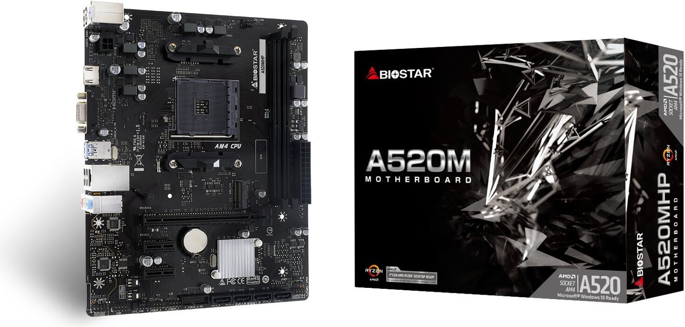 Материнская плата BIOSTAR A520MHP Ver. 6.0