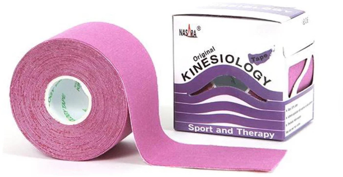 Тейп Nasara Kinesiology Tape 9494311 (фиолетовый)